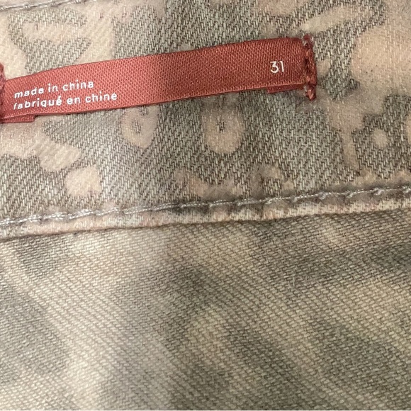 PILCRO Anthropologie Women's Brown Beige Paisley Skinny Jeans Pants Size 31 - Picture 7 of 15